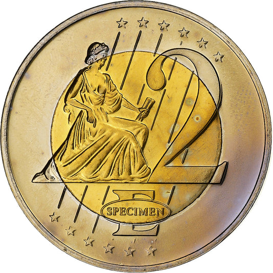 Eslovenia,
 
 2 euros,
 
 Münze privado no oficial