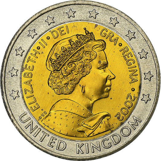 Reino Unido, 
  
  2 euros, 
  
  Fantasía-Euro-Muster