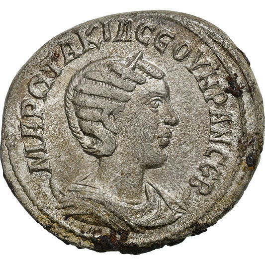 Seleuco y Pieria, 
  
  Otacilia Severa, 
  
  tetradracma