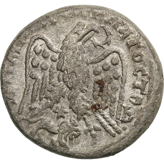 Seleuco y Pieria, 
  
  Caracalla, 
  
  tetradracma