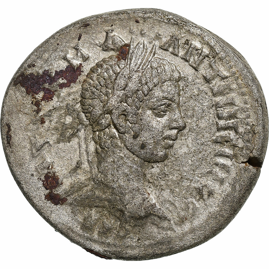 Seleuco y Pieria, 
  
  Heliogábalo, 
  
  tetradracma