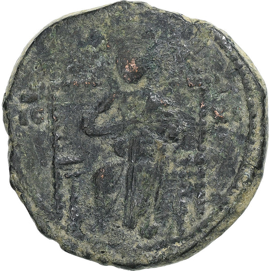 La época de Constantino IX,
 
 Follis,
 
 1042-1055