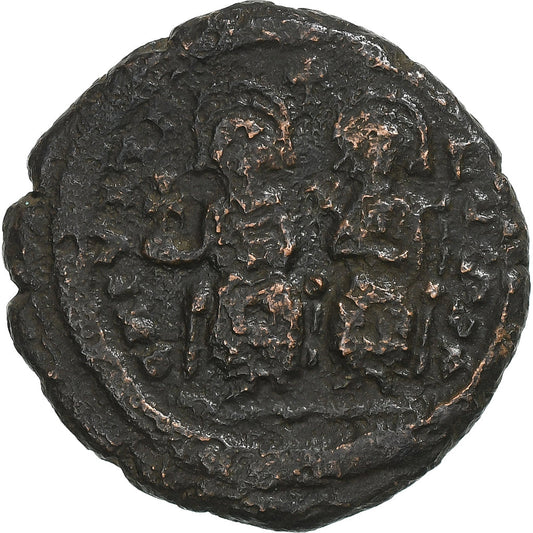 Justino II y Sofía,

Medio loco,

573-574