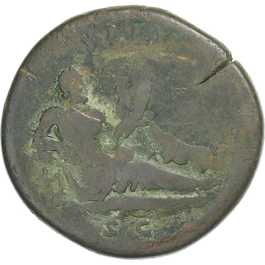 Adriano,
 
 sestercio,
 
 130-133