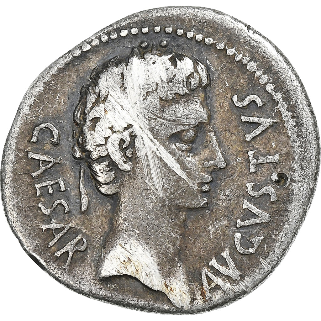 Agosto, 
  
  Dinar, 
  
  19-18 a.C.