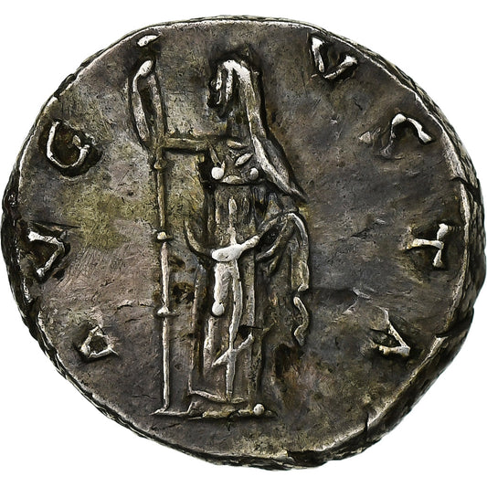 Diva Faustina I,
 
 Dinar,
 
 141 aC
