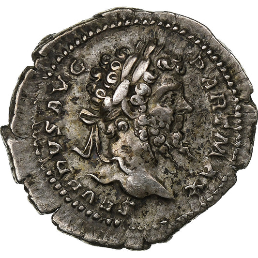 Septimio Severo, 
  
  Dinar, 
  
  201