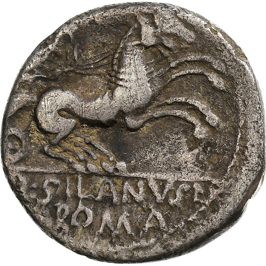 Junia, 
  
  Dinar, 
  
  91 a.C.