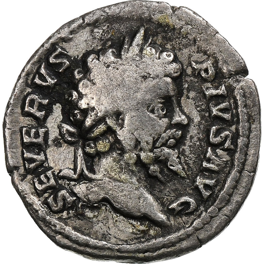 Septimio Severo, 
  
  Dinar, 
  
  202