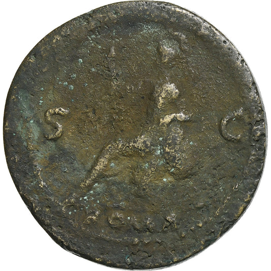 galba, 
  
  sestercio, 
  
  68-69