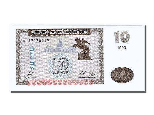 Billete de banco,

Armenia,

10 Dramas