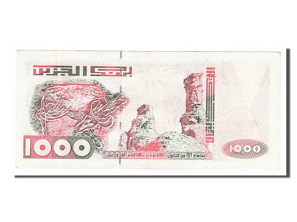 Billete de Argelia, 1000 dinares