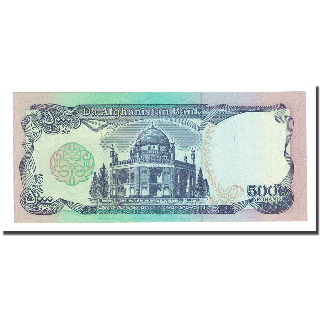 Billete de Afganistán, 5000 afganos