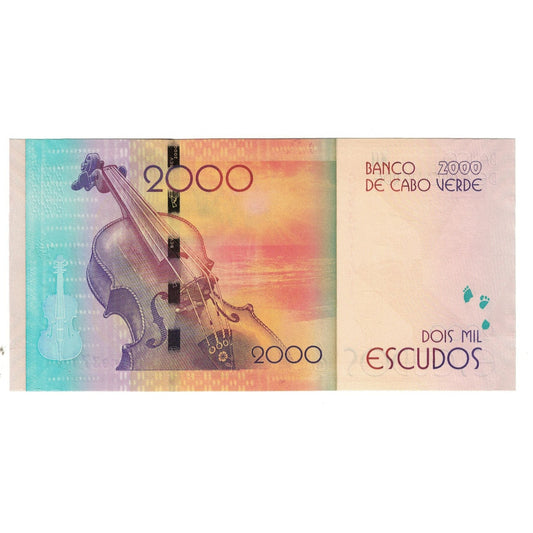 Billete de banco,
 
 Cabo Verde,
 
 2000 escudos