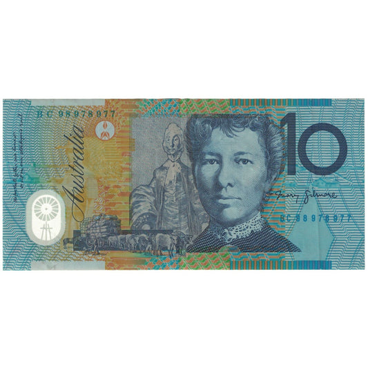 Billete de Australia, $10