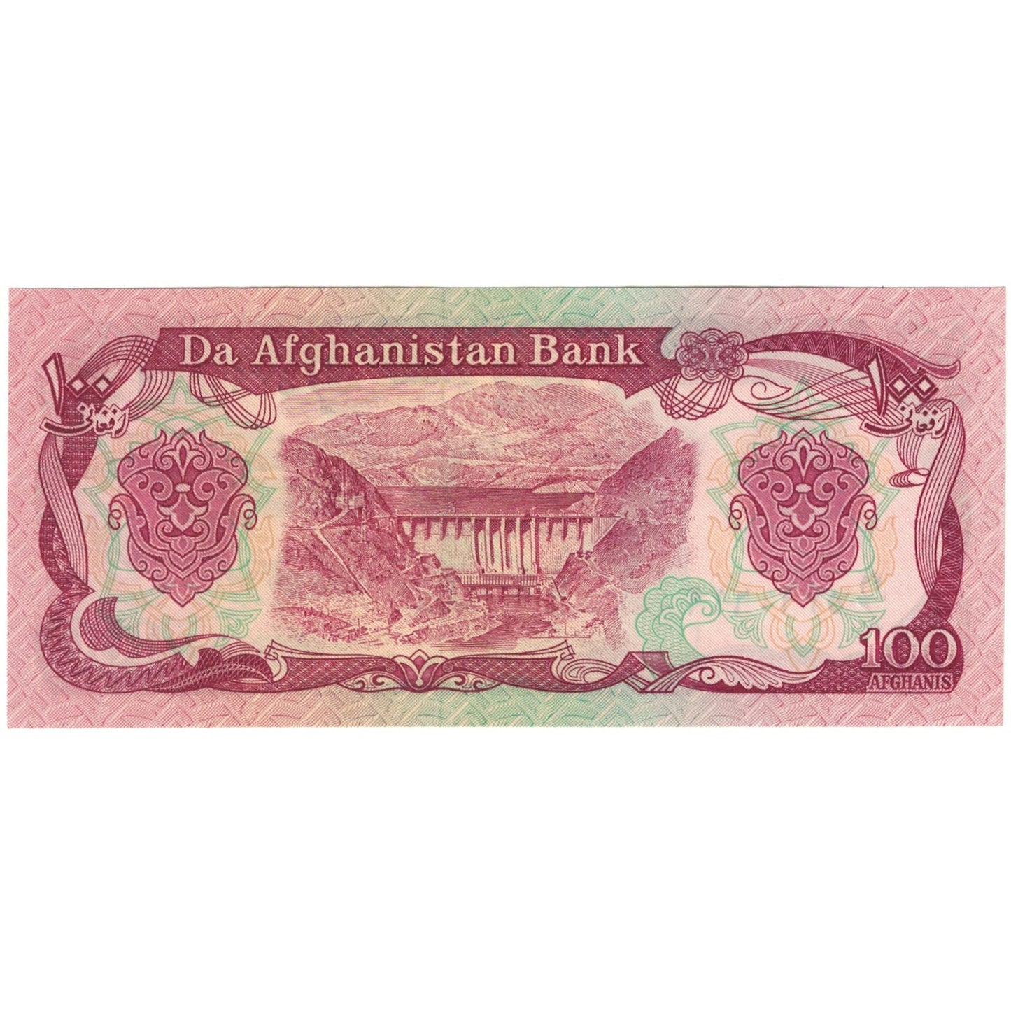 Billete de Afganistán, 100 afganos