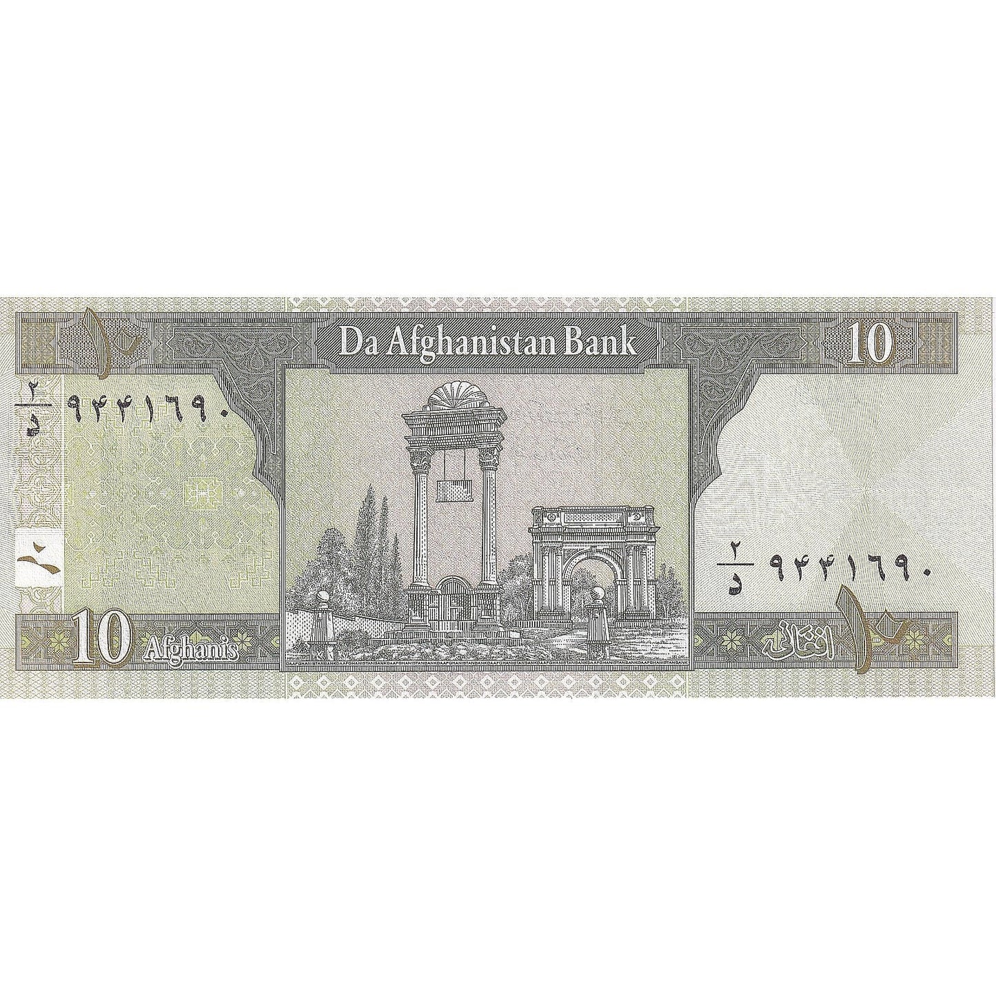 Afganistán,

10 afganos,

2002
