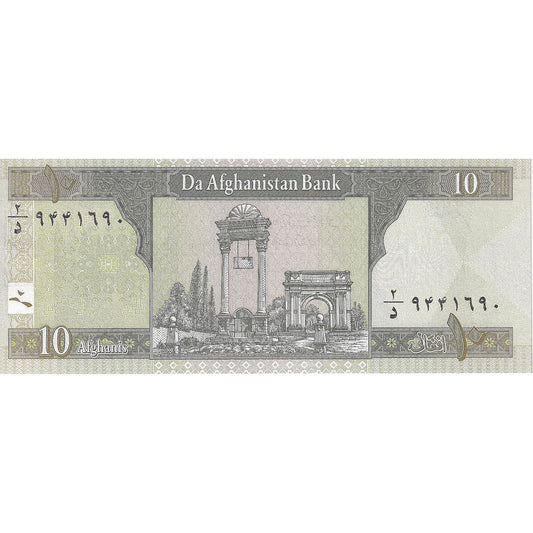 Afganistán,

10 afganos,

2002