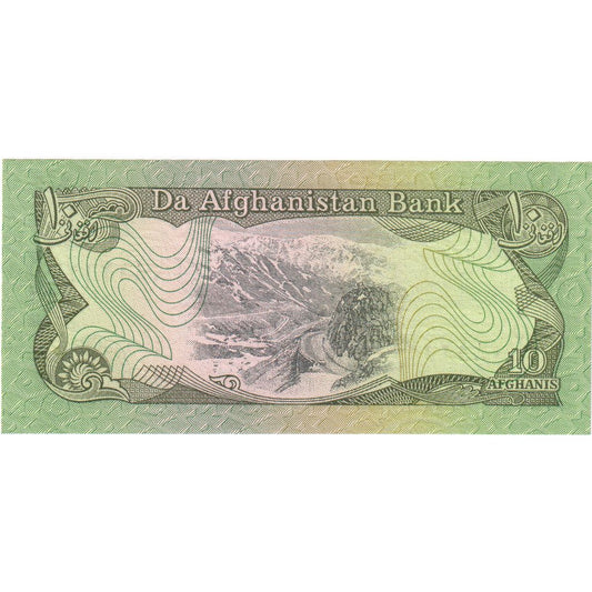 Afganistán,

10 afganos,

UNC (65-70)