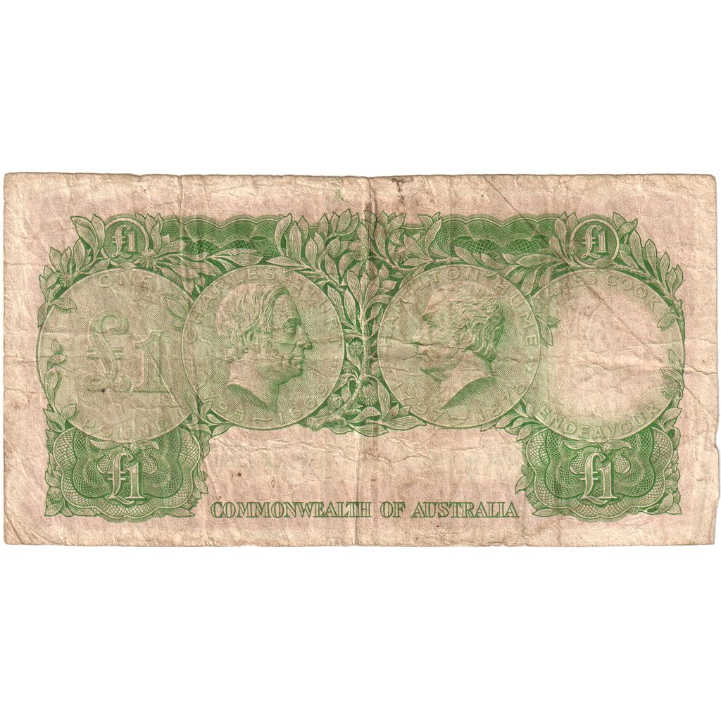 Australia,

1 libra,

Sin fecha (1960-1961)