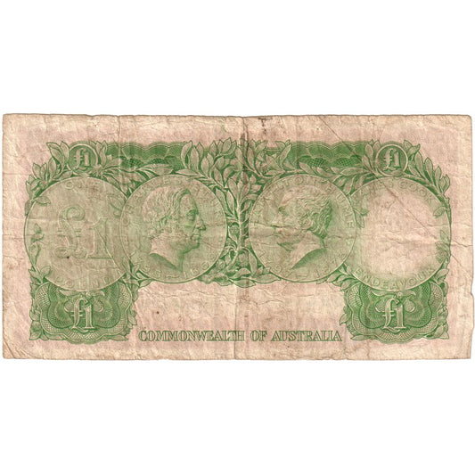 Australia,

1 libra,

Sin fecha (1960-1961)