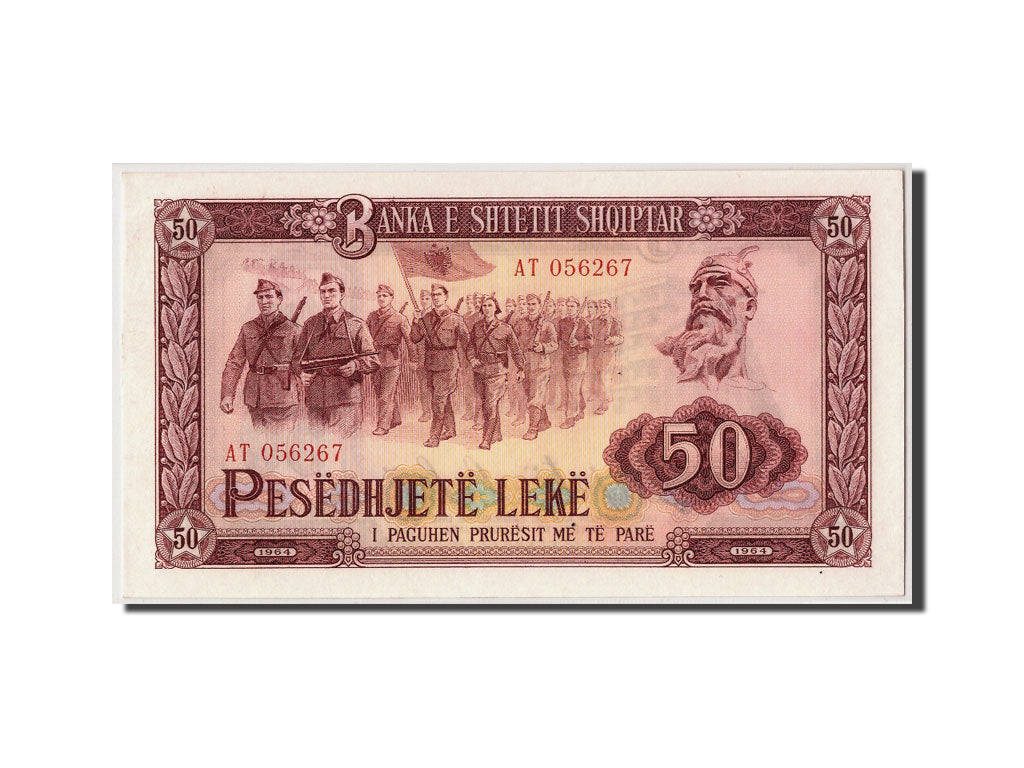 Billete de banco,
 
 albania,
 
 50 minutos
