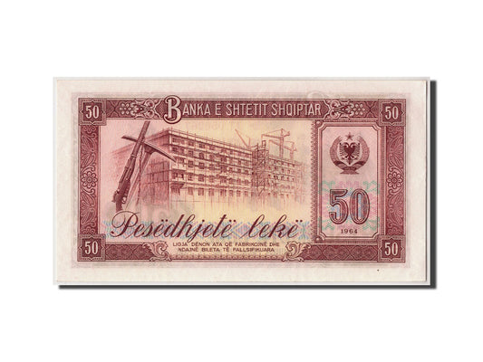 Billete de banco,
 
 albania,
 
 50 minutos