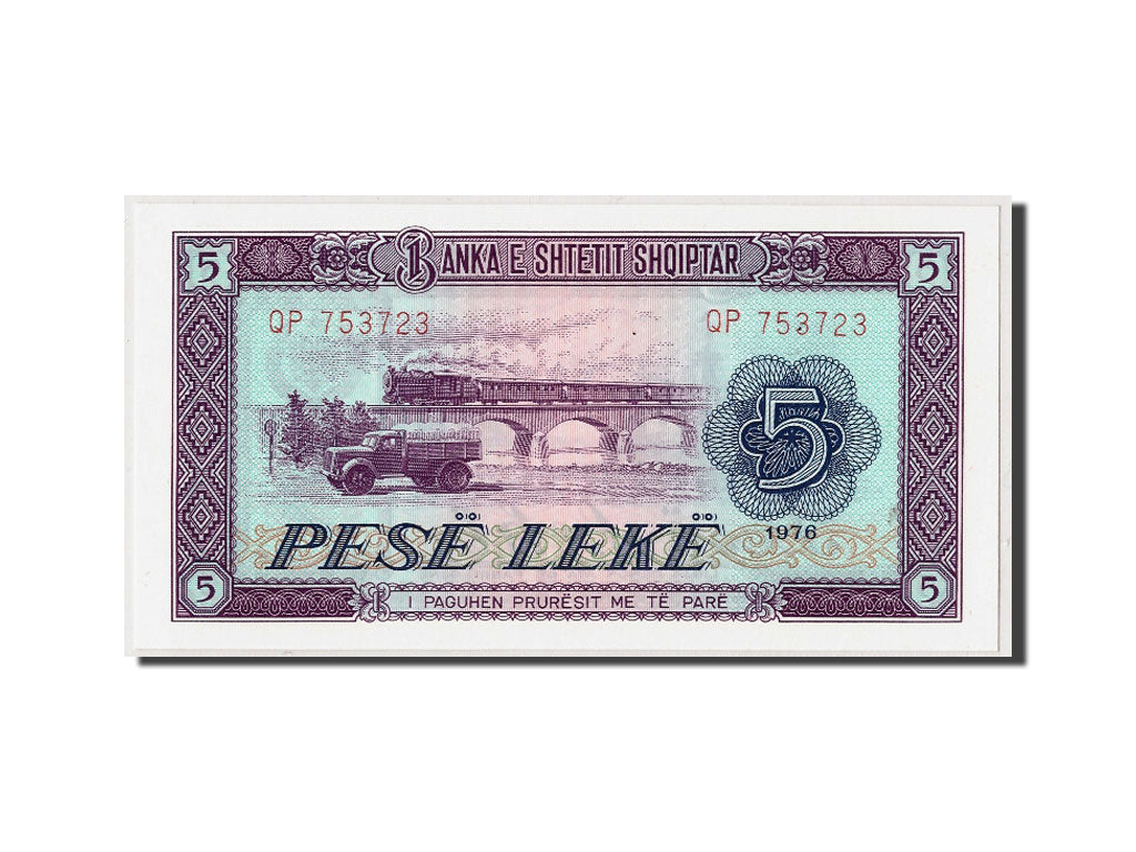 Billete de banco,
 
 albania,
 
 5 minutos