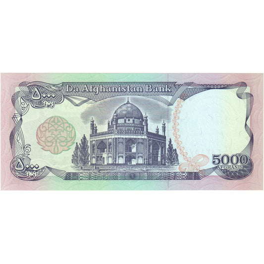 Afganistán,

5000 afganos,

UNC (65-70)