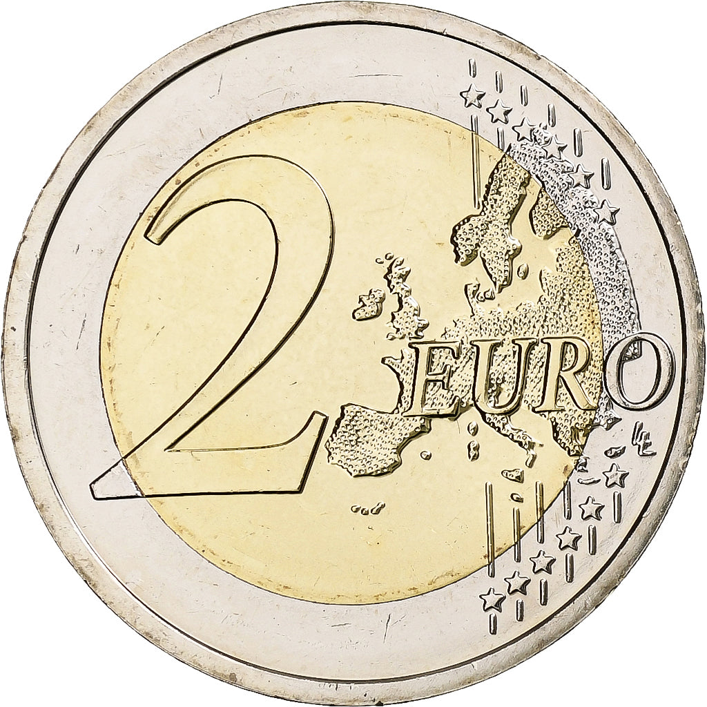 Eslovaco, 
  
  2 euros, 
  
  25. Jahrestag der Republik