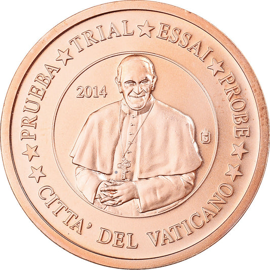 Vaticano,

2 céntimos de euro,

2014