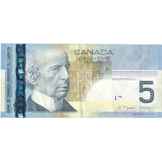 Canadá,

$5,

UA(55-58)