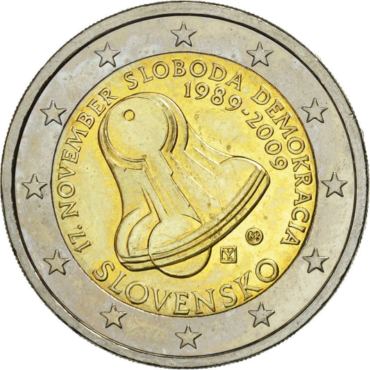 Eslovaco, 
  
  2 euros, 
  
  20. cumpleaños