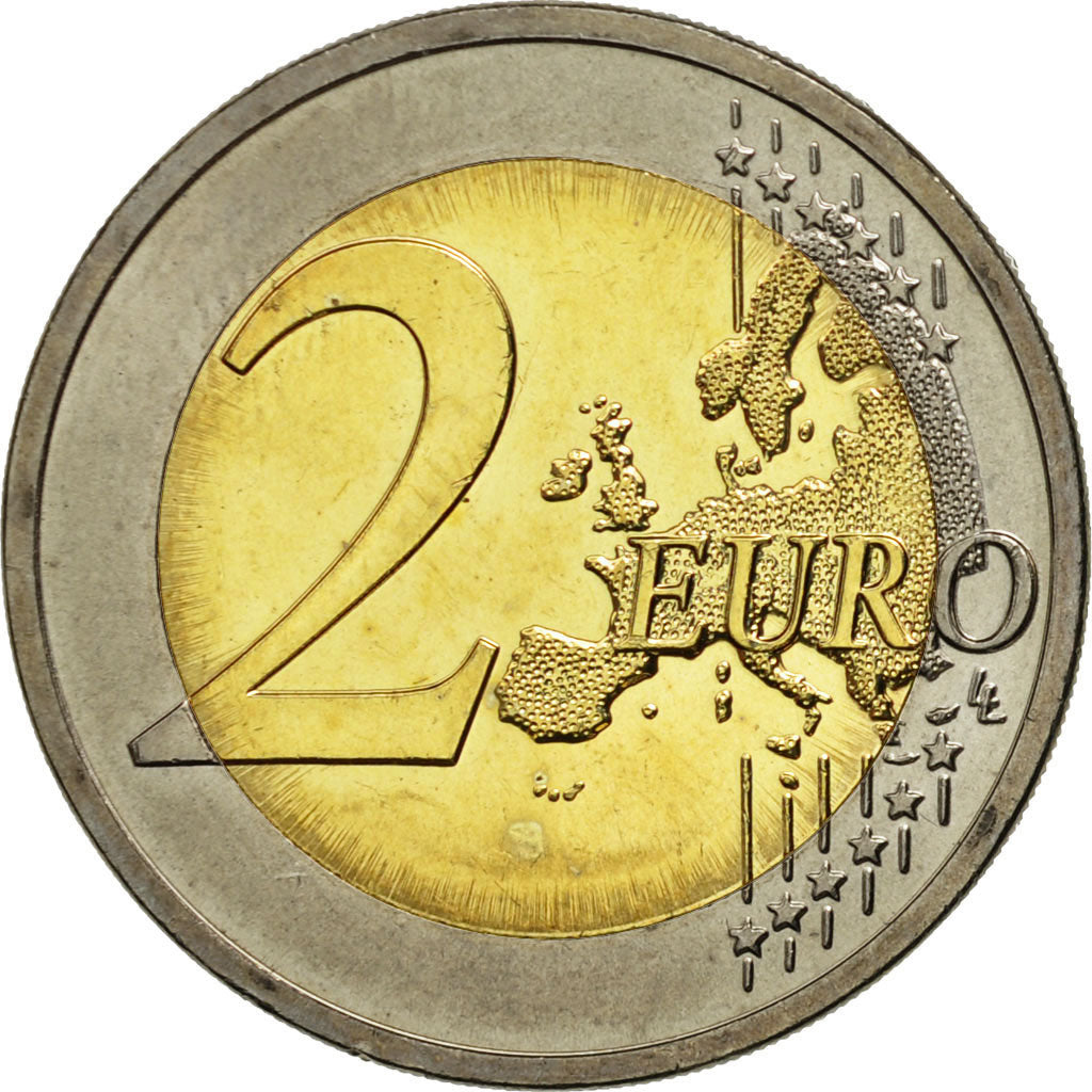 Eslovenia, 
  
  2 euros, 
  
  10 años euros