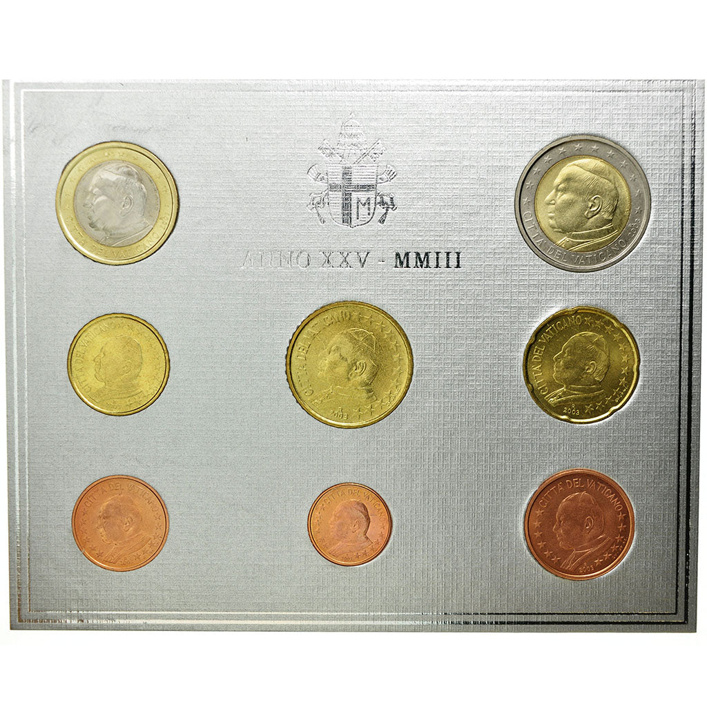Tribuna del Vaticano, 

1 céntimo por 2 euros, 

2003