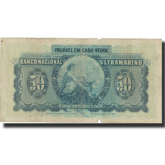 Billete de banco,
 
 Cabo Verde,
 
 50 escudos