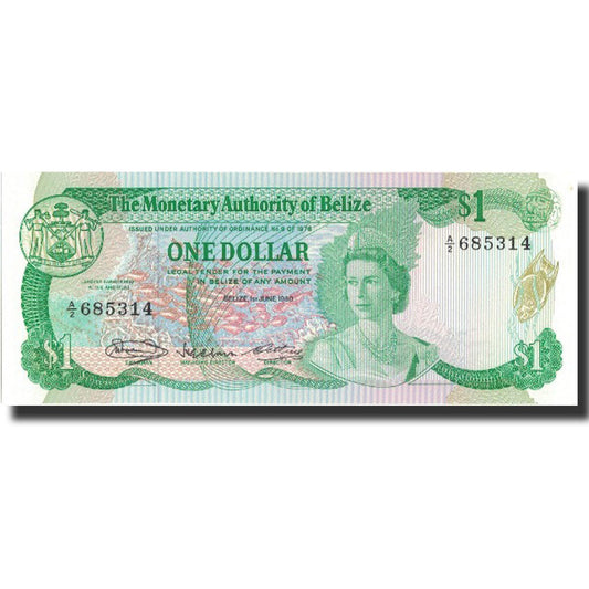 Billete de Belice

$1