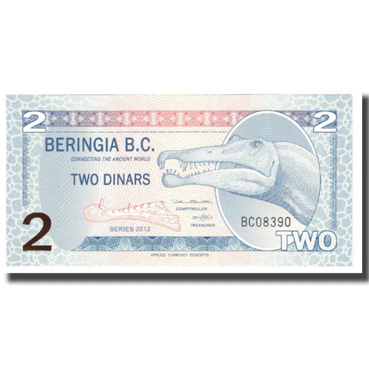 Billete de Canadá, 2 dinares