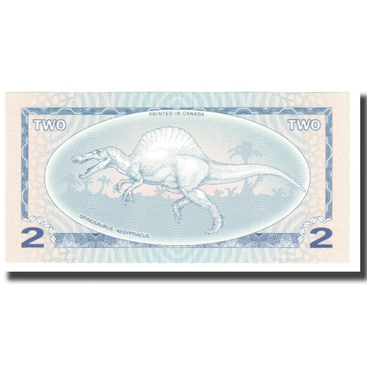 Billete de Canadá, 2 dinares