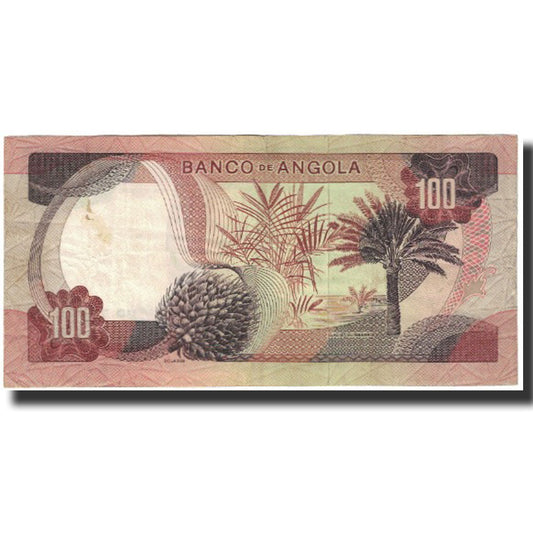billete de banco, 
  
  Angola, 
  
  100 escudos
