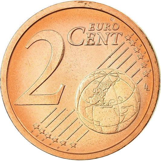 Tribuna del Vaticano, 

2 céntimos de euro, 

2012