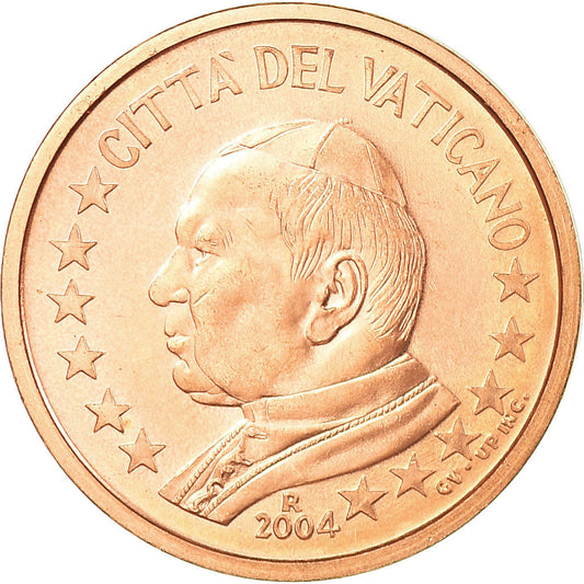 Vaticano,

2 céntimos de euro,

2004