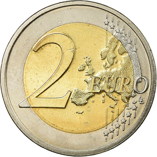 Eslovenia, 
  
  2 euros, 
  
  500. Cumpleaños de Primoz Tubar