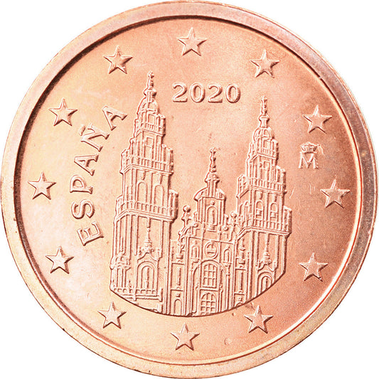 Español,

2 céntimos de euro,

2020