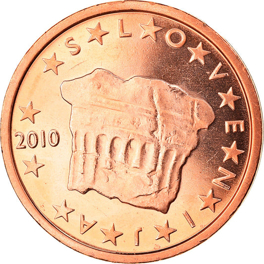 Eslovenia,

2 céntimos de euro,

2010