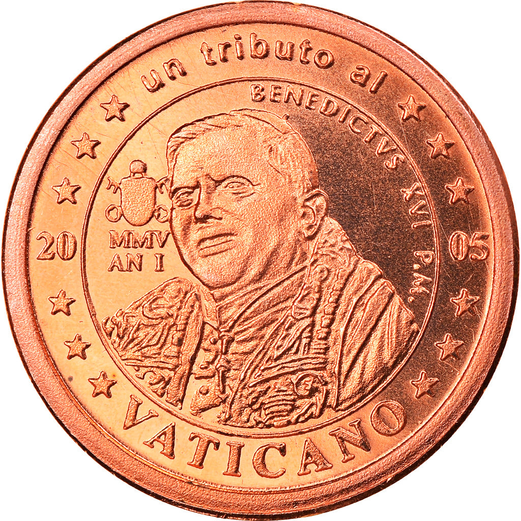 Vaticano,

2 céntimos de euro,

Tipo 4
