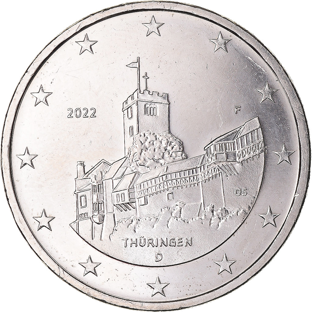 Alemania,

2 euros,

Turingia