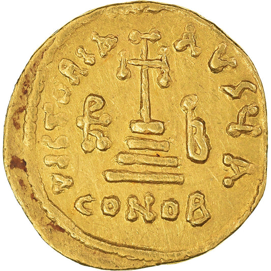 Moneda,

Imperio Bizantino (Imperio Romano de Oriente),

Heraclion