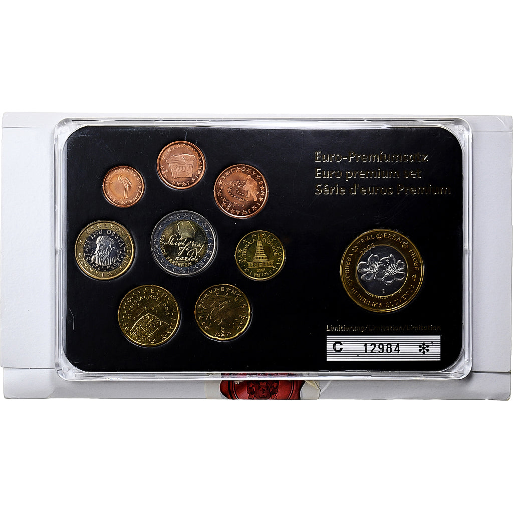 Eslovenia,

Setze 1 c. - 2 euros + Colección,

2006