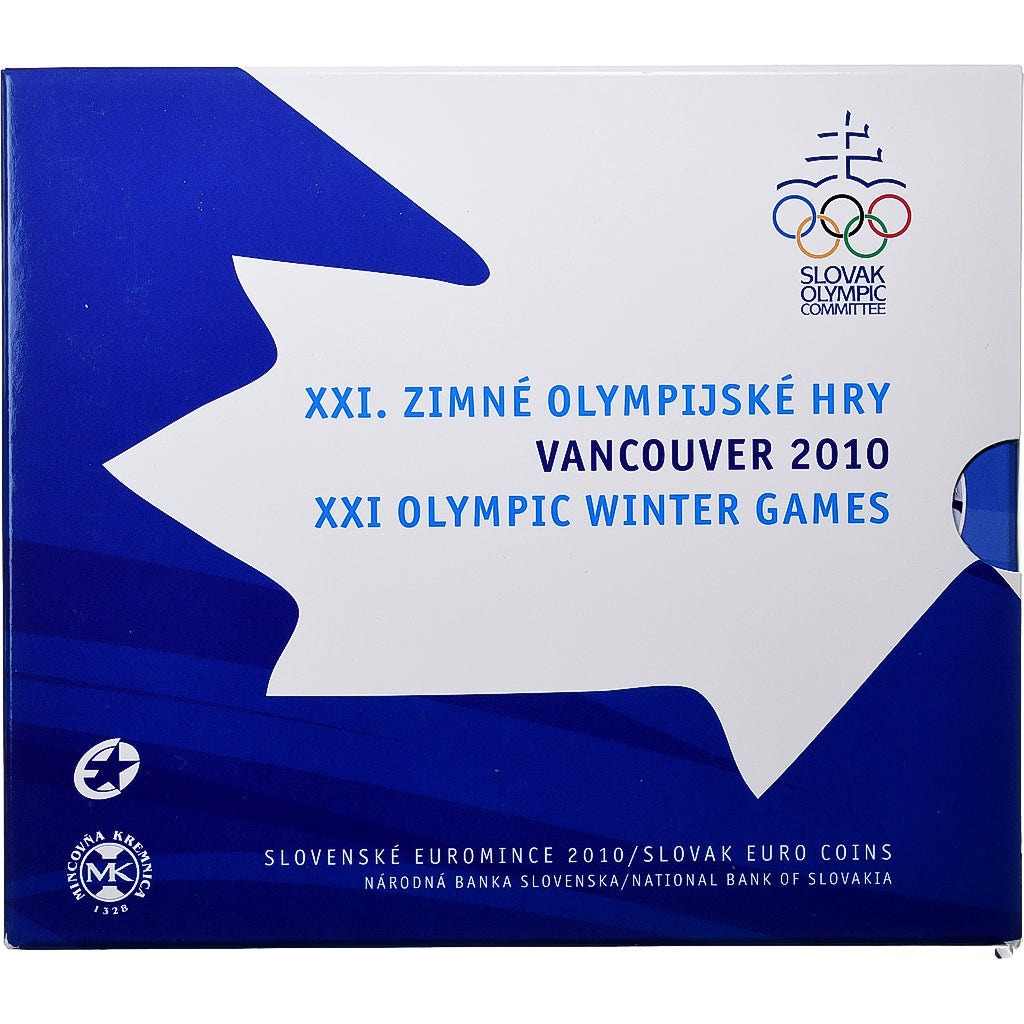 Eslovaco, 
  
  Setze 1 ud. - 2 euros + Jeton, 
  
  Juegos Olímpicos de Invierno en Vancouver